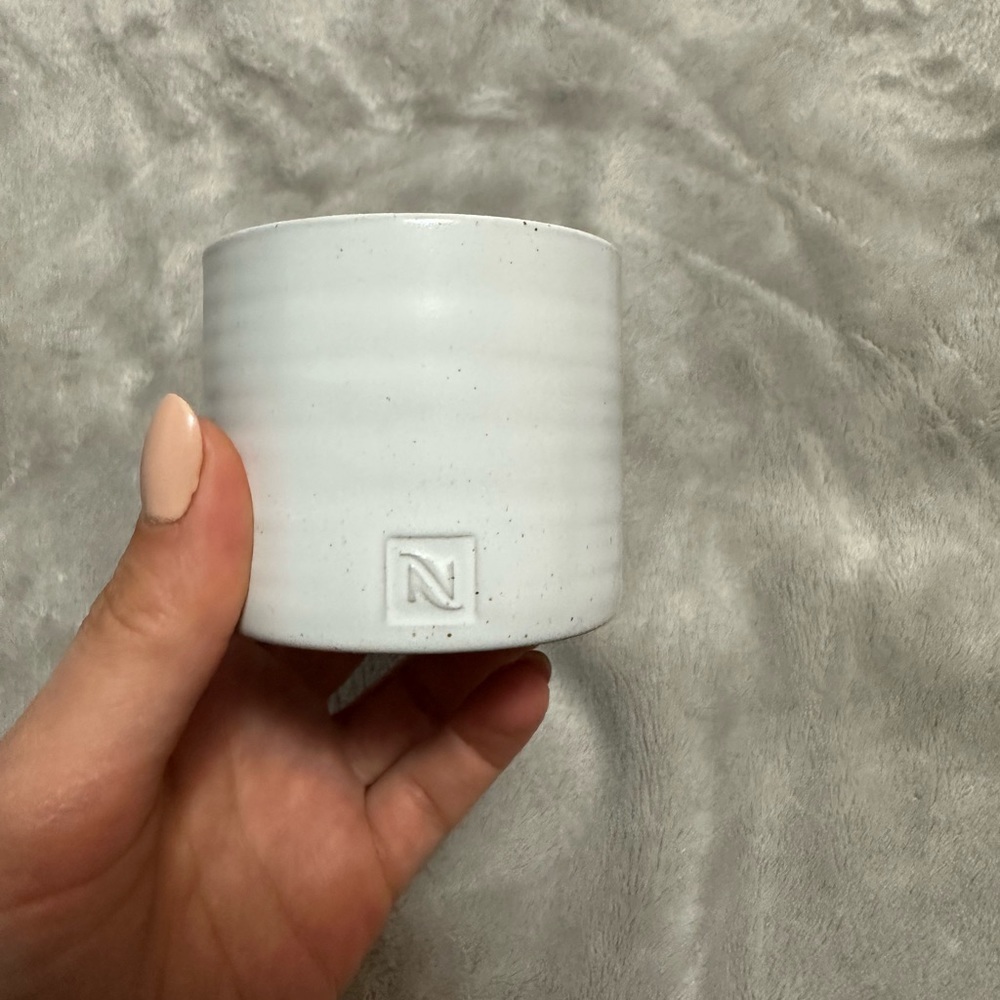 Nespresso Ceramic candle holder new in box